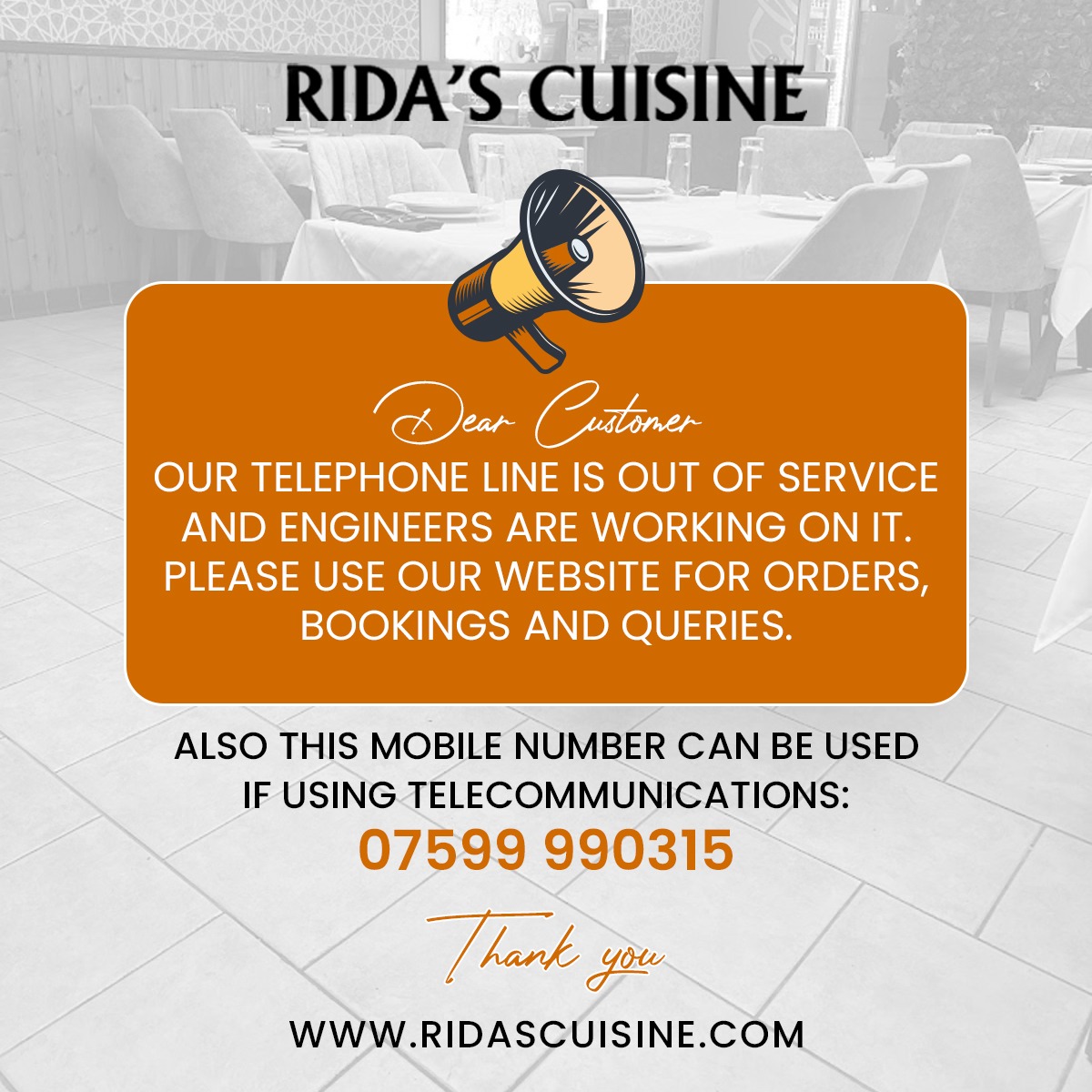 Rida's Cuisine img